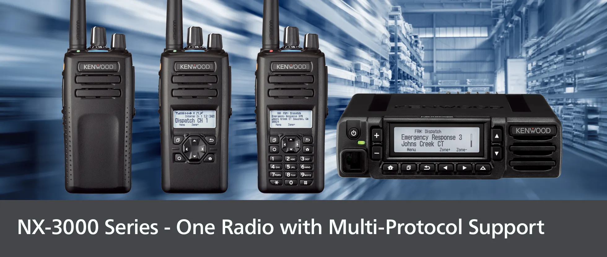 NX-3000 series 2-way radio system solutions