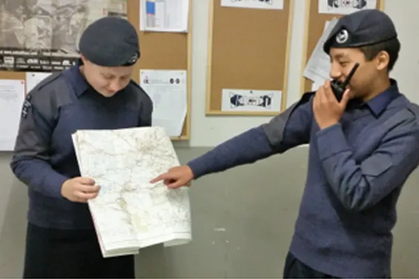 78 Wembley Squadron with radios