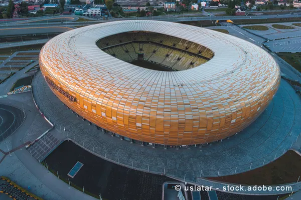 Polsat Plus Arena Gdańsk outside view