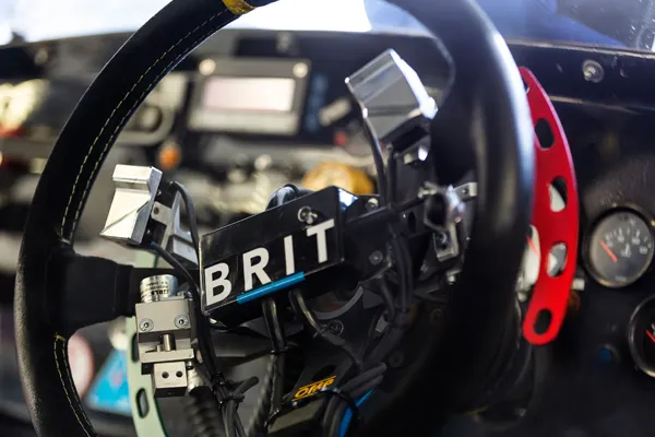 Team Brit steering wheel adaption