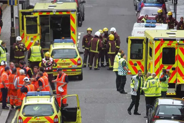 Bulgarian Police and rescue teams