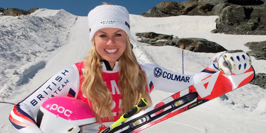 Chemmy Alcott on slopes