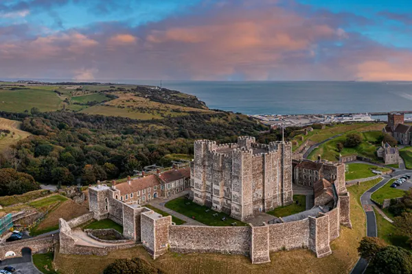 Dover Castle is one of the largest castles in England