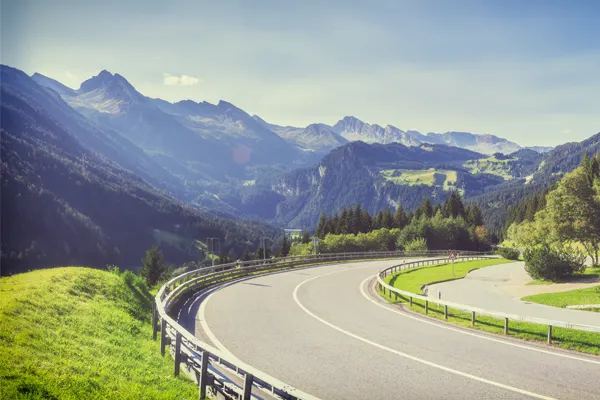 Mountain regions boardering Switzerland and France
