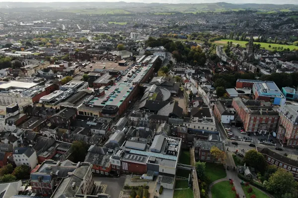 City Centre of Exeter