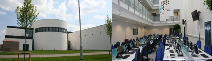 Harefield academy inside and outside