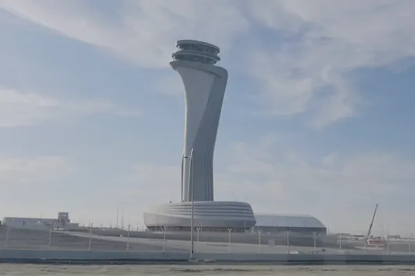 Istanbul airport control tower