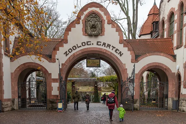 The Leipzig Zoo Entrance
