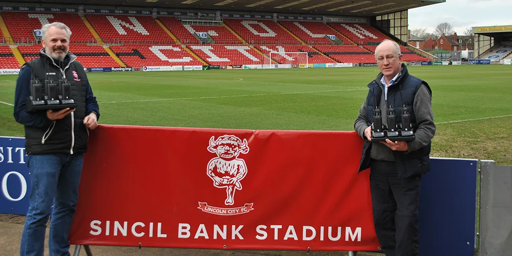 Lincoln City FC - Kenwood DMR walkie talkies