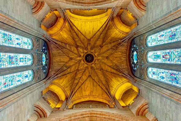 Liverpool Cathedral ceiling