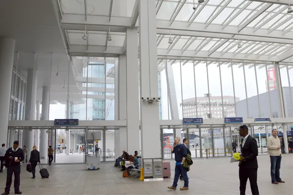 Inside London Bridge Station