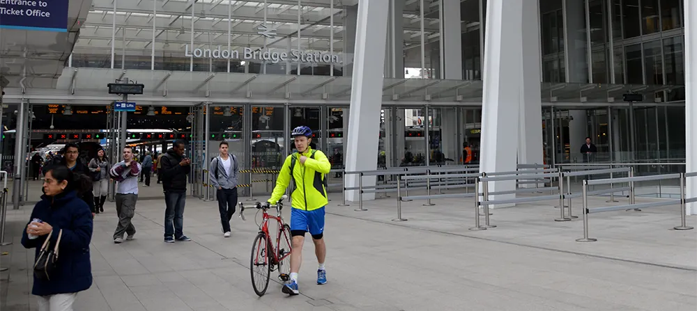 London Bridge train station entrance