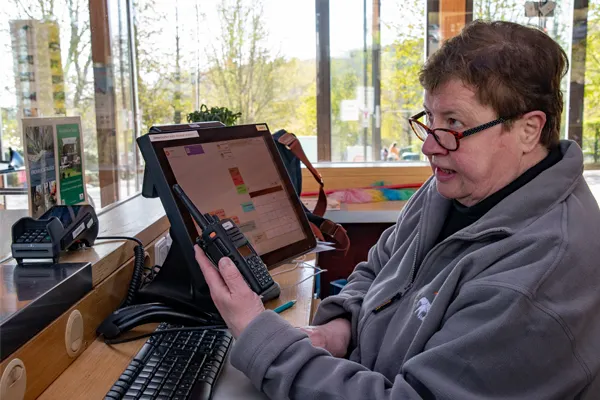 All zoo staff are rconnected to the radio system