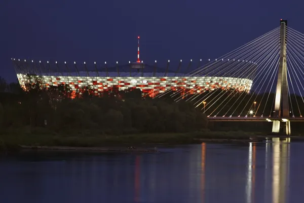 Situated across the Vistula River