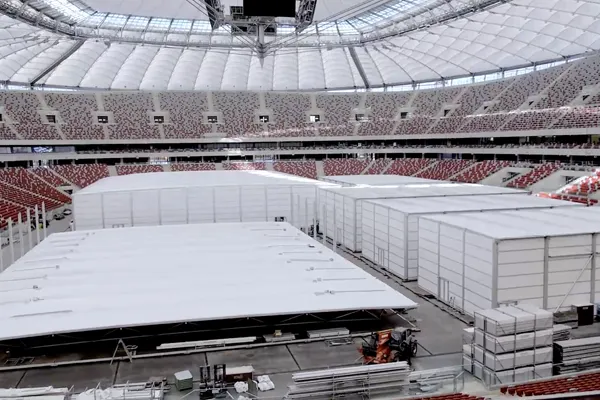 Inside the Polish Stadium