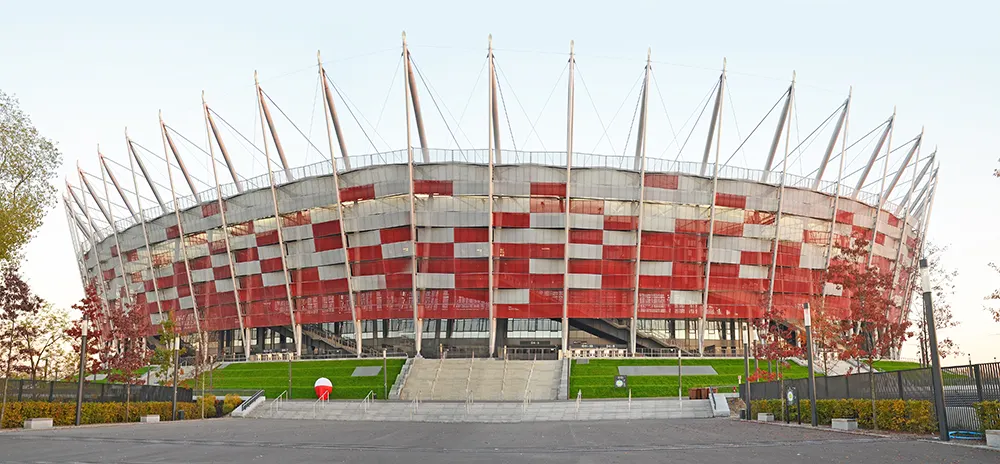 Polish Stadium in the day