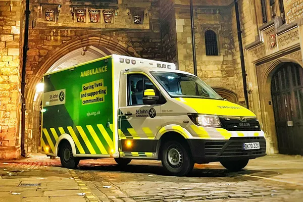 St Johns Ambulance vehicle