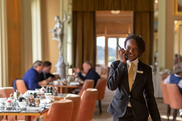 Stoke Park and KENWOOD hand portable radios