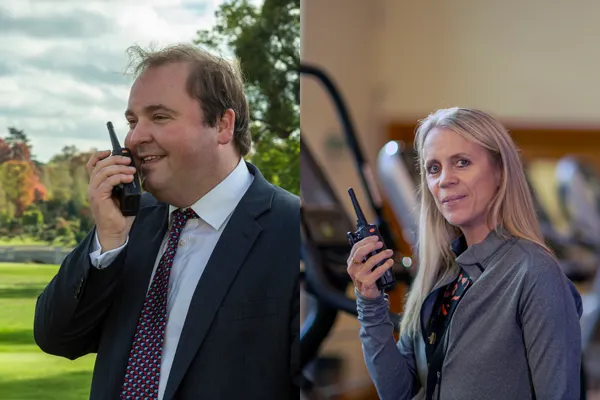 NX-3000 radios at Stoke Park