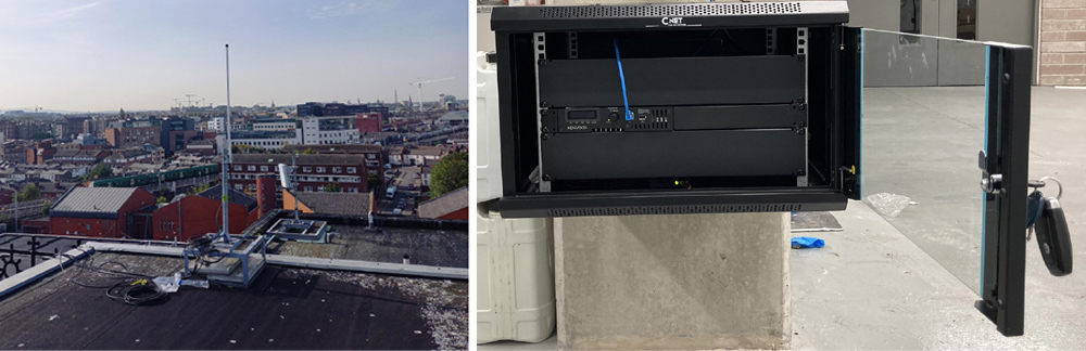 The four-site system allows the radios used by the Security and Attendant teams to roam between the repeaters