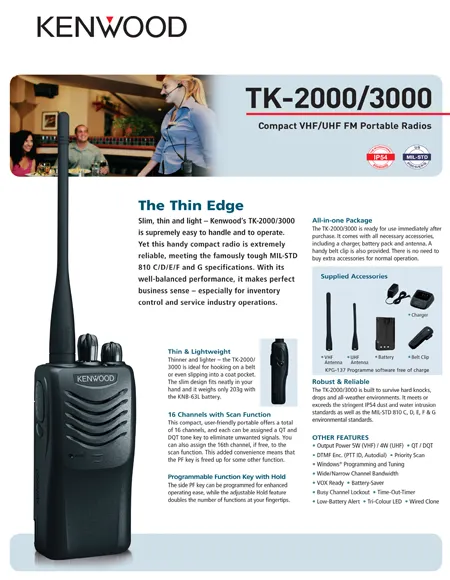 TK-3000E Brochure