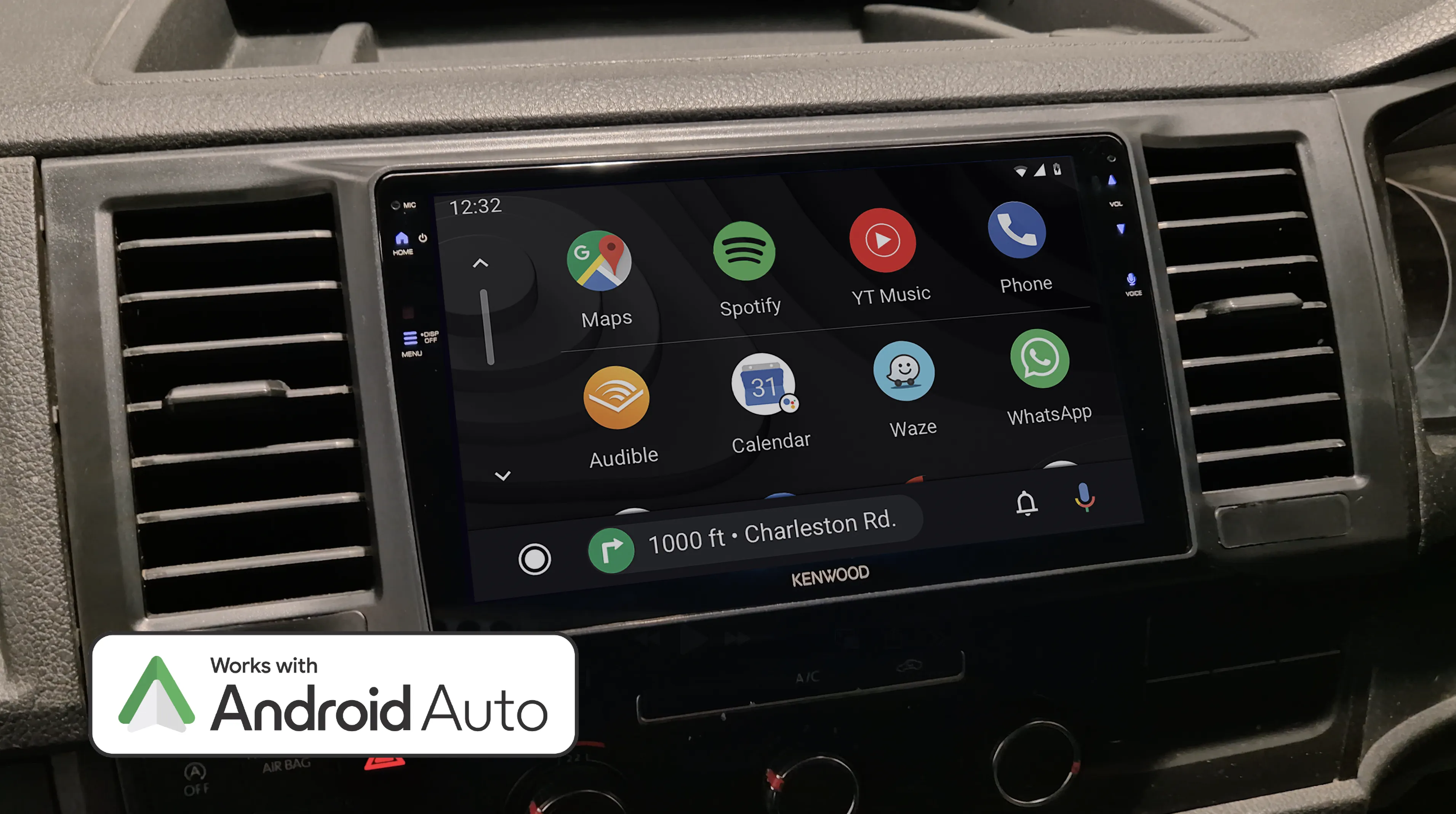 Volkswagen T6 with KENWOOD DMX80AXS wireless and wired Android Auto