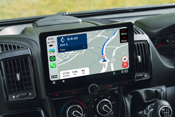 Fiat Ducato Motorhome DMX9724XDS Wireless CarPlay Sygic Navigation App