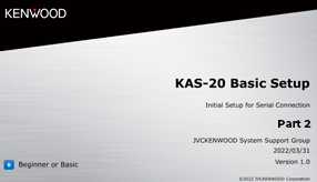 KKAS-20 Serial Connection Part 2