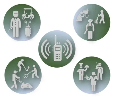 Golf Market Sector Icons