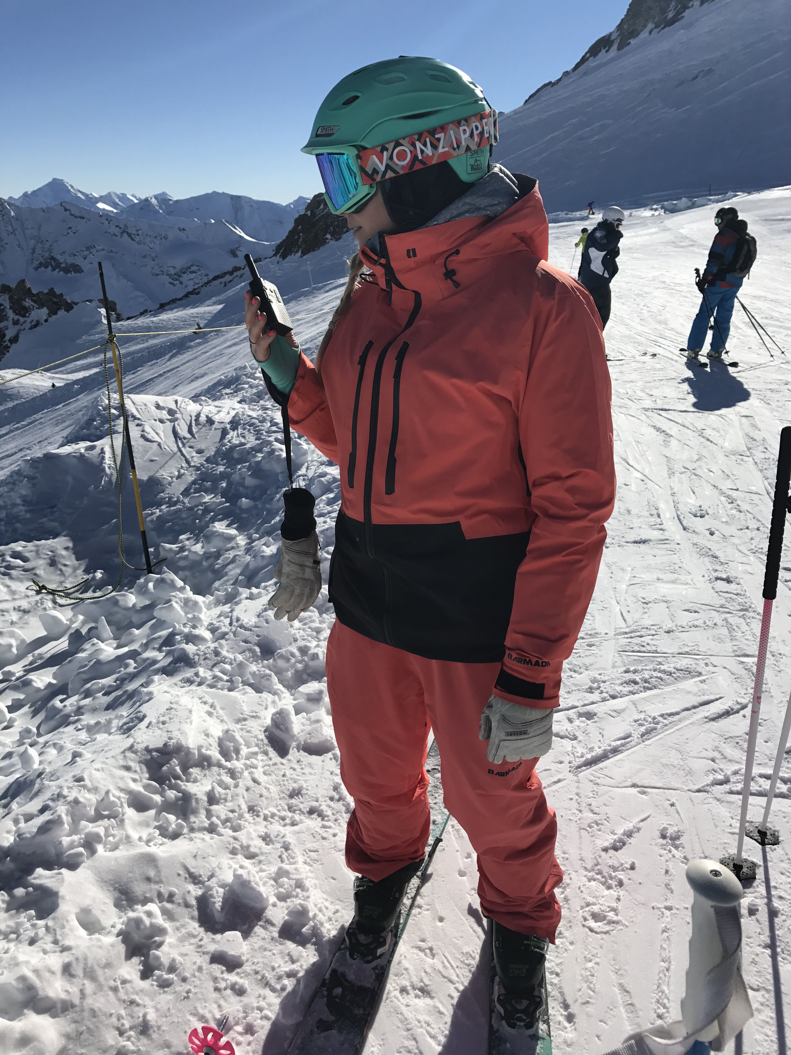 Annabel Seel with PKT-23 Kenwood communications