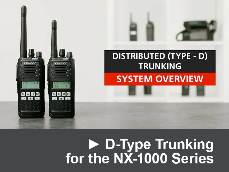 KENWOOD Comms D-Type Trunking video small link