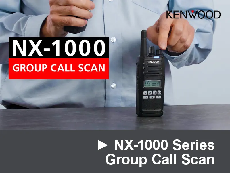 KENWOOD Comms Group Call Scan video small link