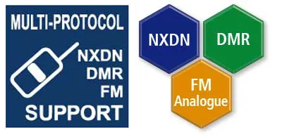 NX-3000 mutlti-protocol NXDN DMR FM Support