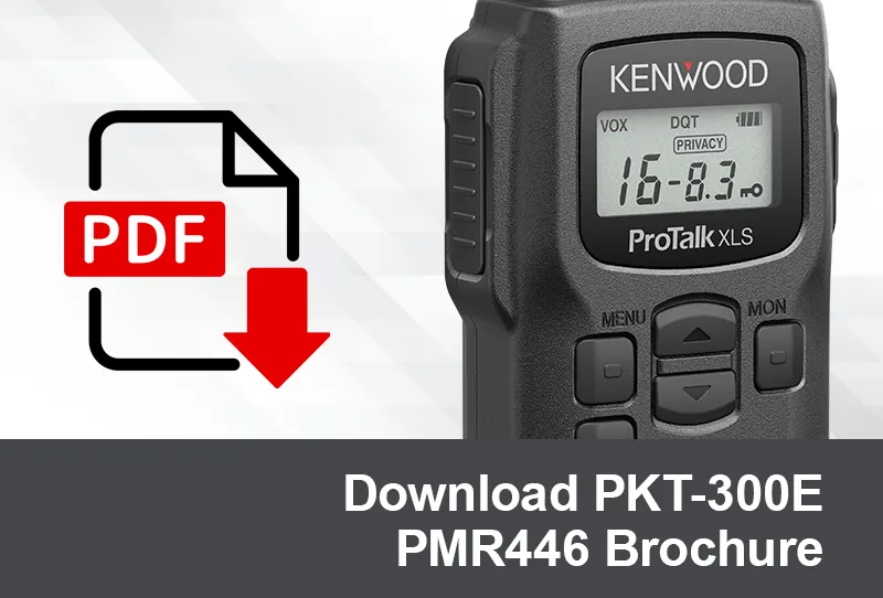 KENWOOD Comms PTK-300E brochure link