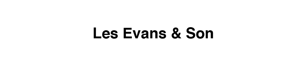 Les Evans logo banner
