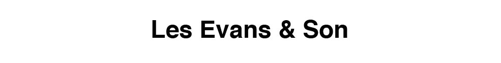 Les Evans logo banner