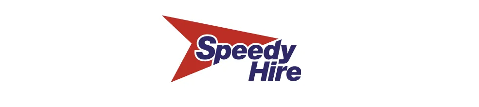 Speedy Hire logo banner
