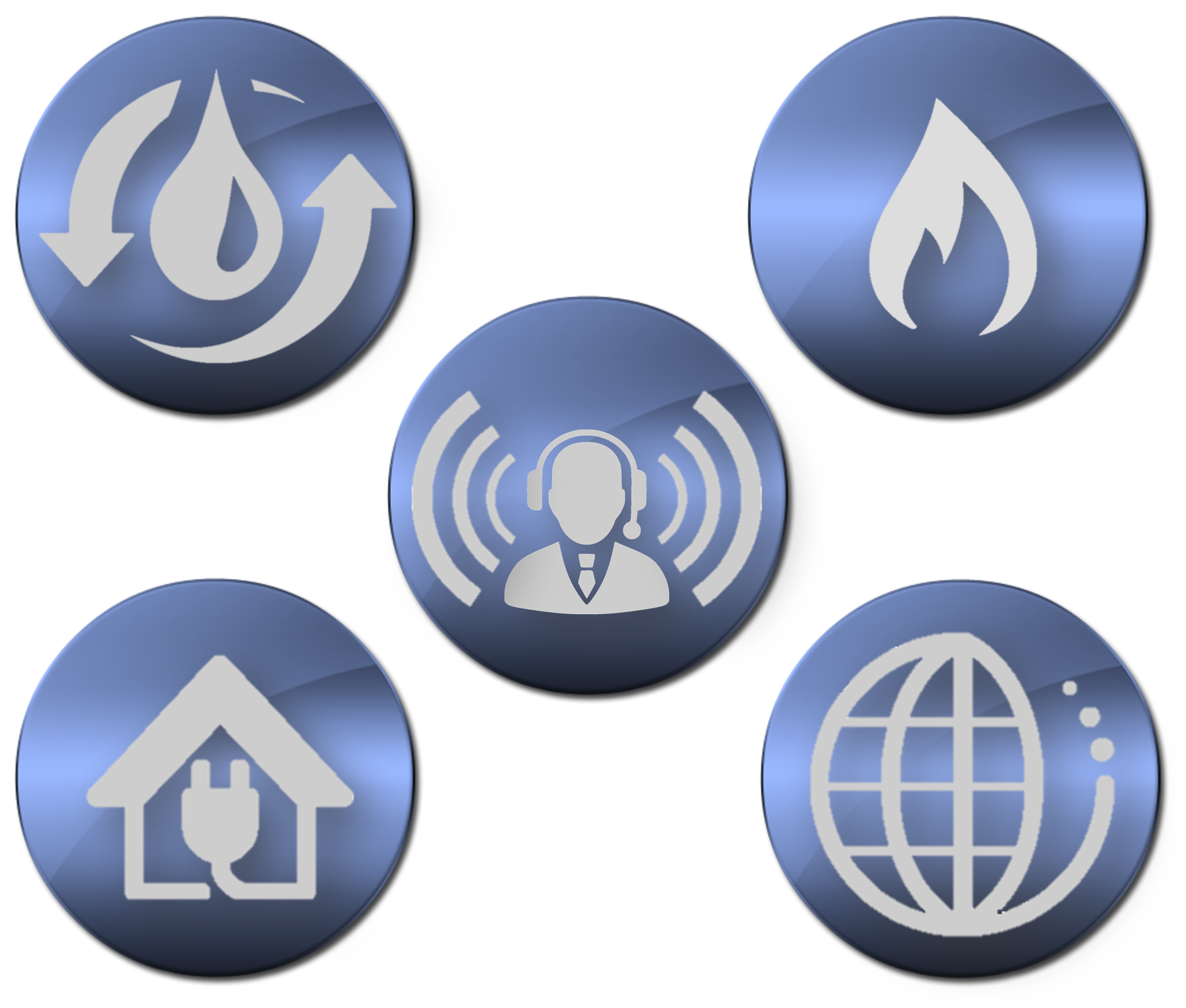 Utilities Market Sector Icons